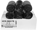 Aluf Plastics 60 Gal Black Trash Bags, 38" x 60" by AlufPlastics