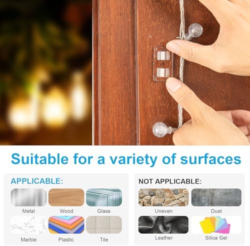 200 PCS Christmas Light Clips, Heavy Duty Hooks for Outdoor String Lights - Image 4
