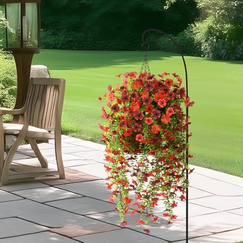 ZFProcess Artificial Fall Mums Fake Flowers Plants for Outdoor Home Decor - Image 6