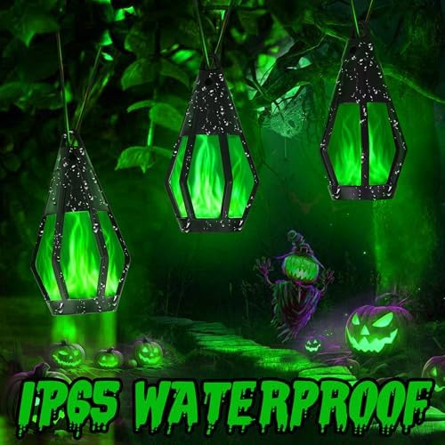 Solar String Lights for Outside, 21Ft Solar Patio Light with 10 Flickering - Image 4