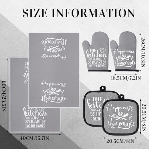 Sratte 6 Pcs Kitchen Decor Accessories Set, Kitchen, Gray - Image 4