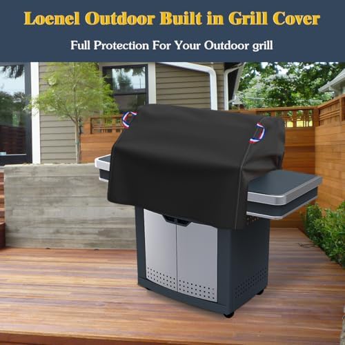 Waterproof Outdoor 38" Built-in Grill Cover, 38" W x 28" D x 24" H - Image 5