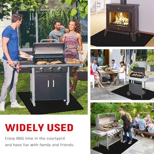 48 x 30 inches Under Grill Mats for Outdoor Grill Patio & Deck BBQ - Image 7