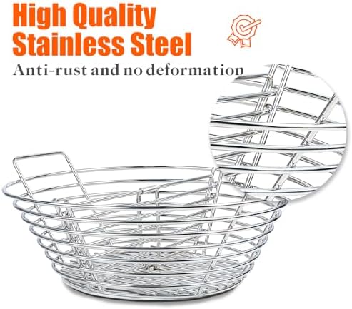 The Accessories for Big Green Egg, Ash Charcoal Basket for Large BGE, Parts for Big Green Egg, Stainless Steel Grill Ash Baskets for The Large(L) BGE and Kamado the Joe Classic(with Divider) - Image 5