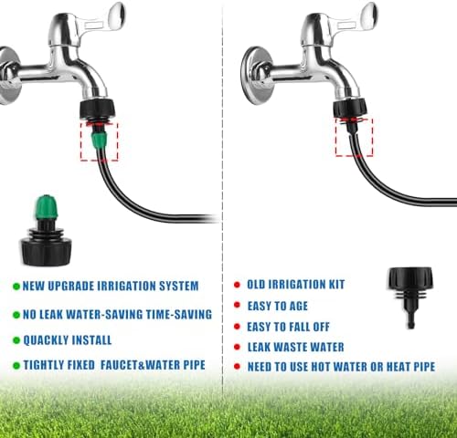 1/4" Lock Barbed Misting Cooling Drip Irrigation System - Image 3