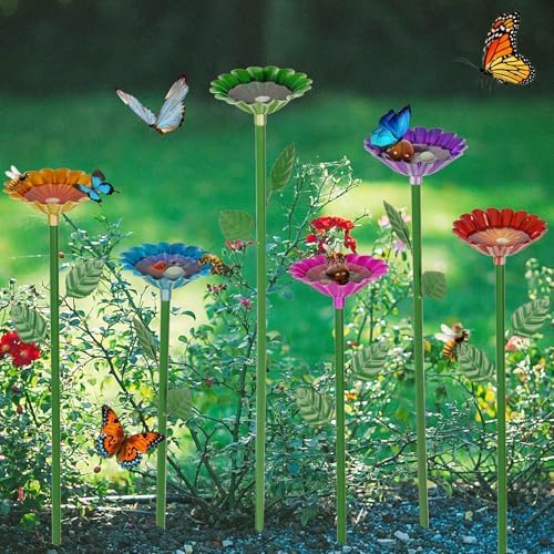 6 Pack Bee Watering Station, Bee Bath for Garden Outdoor Yard Decor - Image 6