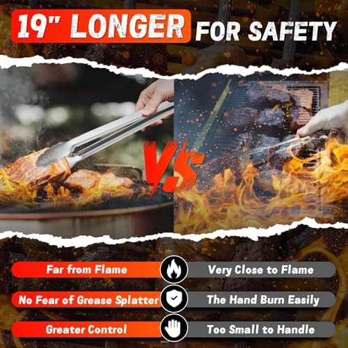 PURPLEBIRD Grill Set for Outdoor Grill 6 pcs, Heavy Duty Grilling Tools Set - Image 2