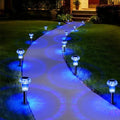 Priddop Solar Garden Lights Outdoor Waterproof 8 Pack Blue LED Mushroom by Priddop