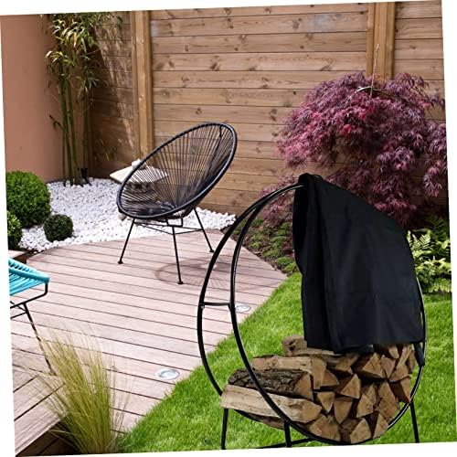 Oxford Cloth Firewood Cover with Heavy Duty Straps - Image 4