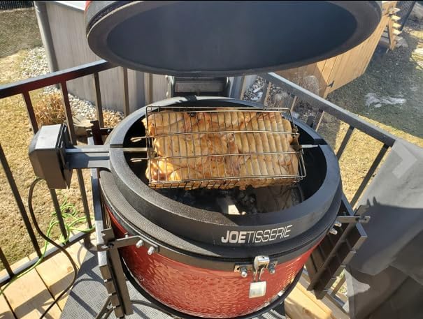 onlyfire 6042 Stainless Steel Flat Spit Rotisserie Grill Basket for Grills - Image 3