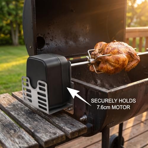 Universal Rotisserie Motor Bracket, Adjustable Sliding Mount, 7.6cm Range - Image 3