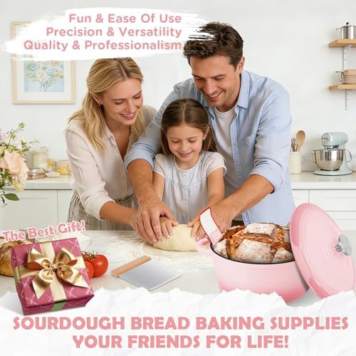 Enameled Cast Iron Dutch Oven Pot with Lid, 5QT Dutch Oven for Bread Baking - Image 7