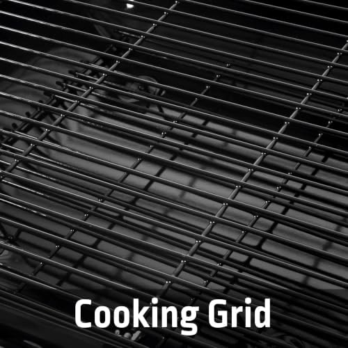 17.5 Inch Portable Charcoal Grill with Removable Ash Catcher, Durable Wheels, and Side Dampers for Effortless Cleanup - Image 4