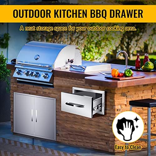 Outdoor Kitchen Drawers 14" W x 8.5" H x 23" D Stainless Steel - Image 6