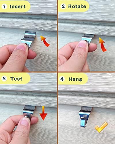 NACETURE Vinyl Siding Hooks Hanger Siding Clip for Hanging,10 Pack - Image 6