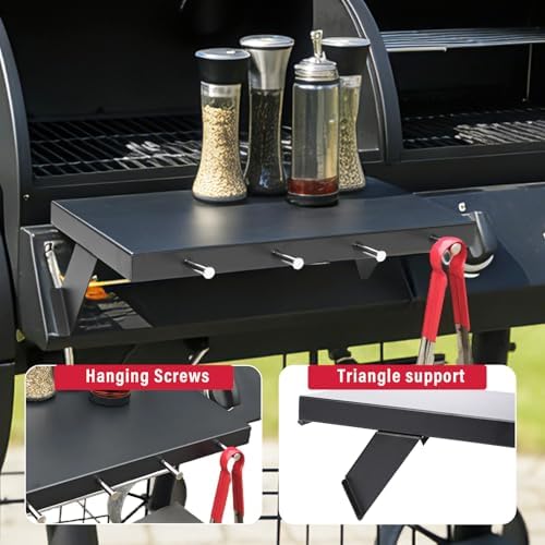 Utheer Front Shelf for Oklahoma Joe's Longhorn Combo Grill, BBQ Prep Table - Image 5