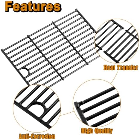 463365021 Grill Grates Replacement Parts for Charbroil Performance 4 Burner Grill Parts 463351021 463350722 Char Broil 463352521 463354021 463365522 G426-0005-W1 G426-0004-W1 Cast Iron Cooking Grates - Image 5