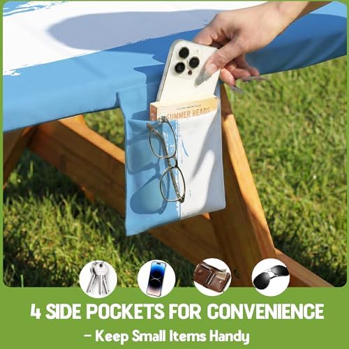 Wrakus Picnic Table Cover with Bench Covers Camping Essentials Waterproof Windproof Patio Outdoor Tablecloth with Storage Bag, Fitted Rectangle Tables and Seats Tablecover for Rv Owner Camper 72in - Image 5