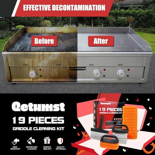 Griddle Cleaning Kit for Blackstone, Scraper, Scour Pads, Grill Stone 19Pcs - Image 5