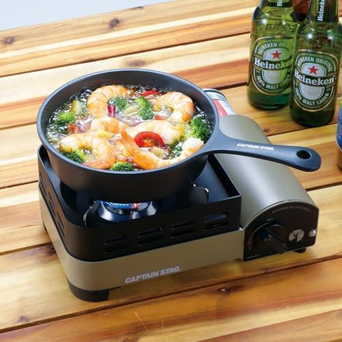 Captain Stag UG-3098 Kitchen Utensils, Frying Pan, Aluminum, Deep Skillet, 7.1 inches (18 cm), Induction Compatible, All Heat Sources, Fluorine Resin Processing, No Seasoning Needed - Image 6