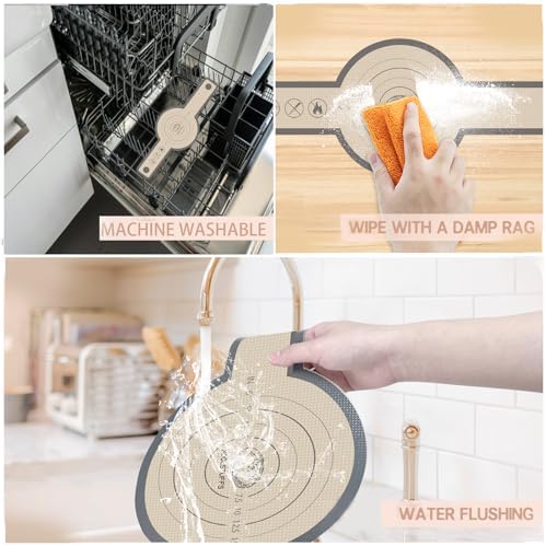 2 PCS Silicone Bread Sling with Round and oval, Grey - Image 5