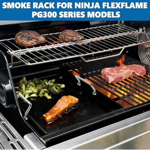 Adjustable Expandable Griddle Warming Rack for Ninja PG300 FlexFlame Grill - Image 3