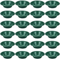 24 Pack 16oz Dark Green Disposable Plastic Bowls Dessert, Ice Cream, Salad, Soup Serving Cups for Party, Picnic, Food Snacks (Dark Green) by Unknown