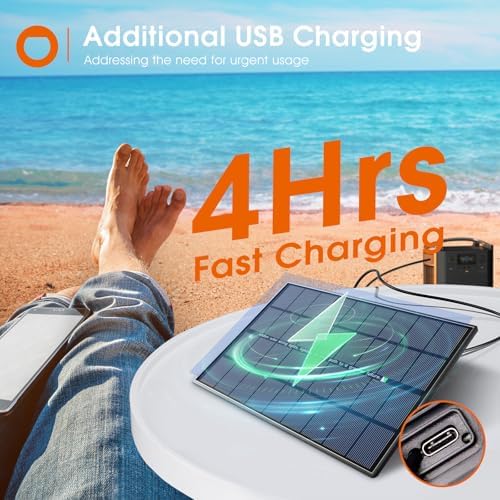 addlon 200FT(192+8) Solar String Lights Outdoor, Last 20+ Hrs, USB Charging - Image 4