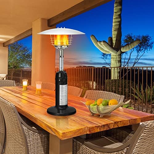 Tangkula Tabletop Propane Patio Heater with Adjustable Flame, 11,000 BTU - Image 2