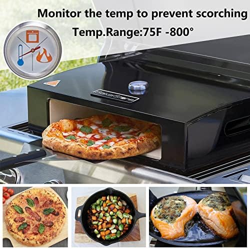 BakerStone Pizza Ovens for Grill Top Outdoor Pizza Oven Pizza Maker Portable Baking Oven with Dust Cover, Original Series - Image 3
