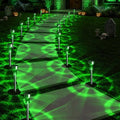 GIGALUMI Green Solar Pathway Lights, 20-Pack Outdoor Halloween Decor by GIGALUMI