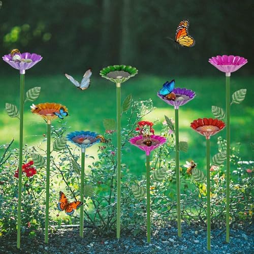 8 Pack Bee Watering Station, Bee Bath for Garden Outdoor Yard Decor - Image 6