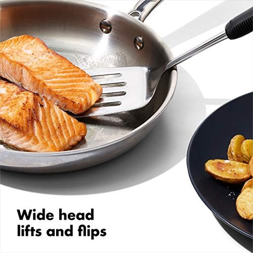 OXO Good Grips Stainless Steel Turner, Cooking Spatula, Heat Resistant - Image 4