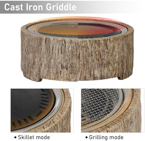 Afterglow 15 Inches Charcoal Grill Barbecue Smoker Stove Tabletop BBQ Outdoor Party for Patio Garden Backyard Decking Camping, Brown - Image 6