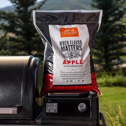 Traeger Grills Apple 100% All-Natural Wood Pellets for Smokers and Pellet Grills, BBQ, Bake, Roast, 18 lb. Bag (Pack of 2) - Image 5