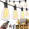 Minetom 100FT Solar String Lights Outdoor Waterproof, S14 Patio Lights by Minetom