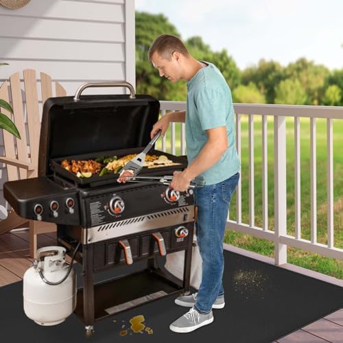 Grill Mat for Blackstone Griddle Accessories 28in & 36in, 90 x 48 x 0.02in - Image 2
