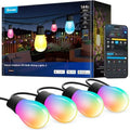 Govee S14 Bulb Outdoor String Lights 2, 144ft RGBICWW, 45 LED Bulbs, IP66 by Unknown