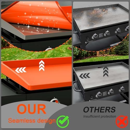 BANGIE 28"XL Silicone Griddle Mat for Blackstone, Anti-Rust Full-Wrap Cover - Image 3