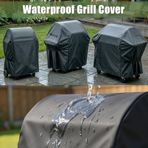 Grill Cover, 32 inch Outdoor Waterproof UV Resistant BBQ Covers - Image 6