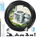 AC Condenser Misting Cooling System Includes Water Filter Cutter, Air Conditioner Cooler System Evaporative Cooling Kit for Residential AC Units, Sun-Exposed Condensers&High-Temperature Climate Homes by Unknown