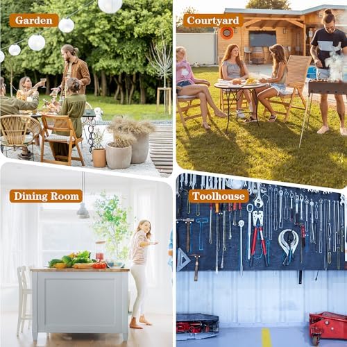 JY QAQA Outdoor Grill Cart with Storage,Patio Kitchen Island Outdoor Grill Table with Wheels,BBQ Cart Movable Pizza Oven Table Stand, Storage Cabinet, Foldable Tabletop, (Black) - Image 6