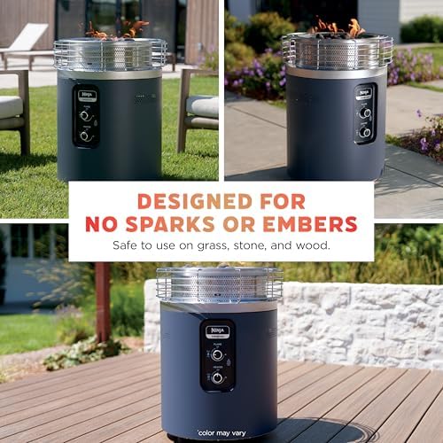Ninja Fireside360 Fire Pit & Heater, 80,000 BTU, 3 Modes, Push Start, Black - Image 6