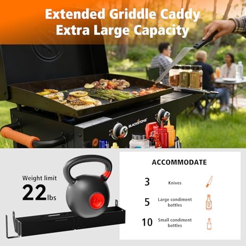 mossime Front Griddle Caddy Accessories for Blackstone 28"/36" Griddles - Image 6