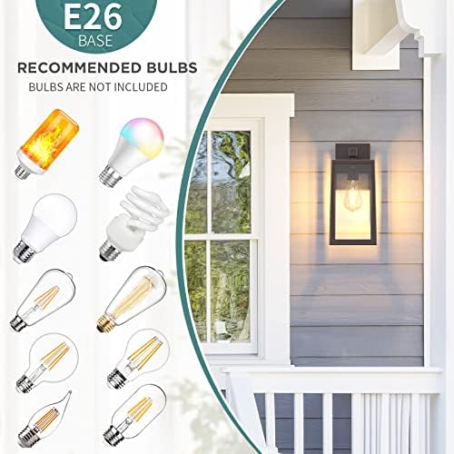 MAXvolador Outdoor Wall Light Fixtures, Exterior Waterproof Wall Lanterns - Image 4