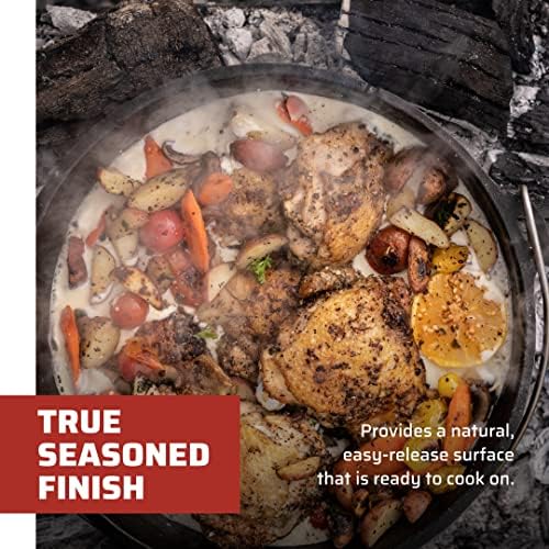 Camp Chef Cast Iron Dutch Oven, Pre-Seasoned, 9.33 qt - Image 3