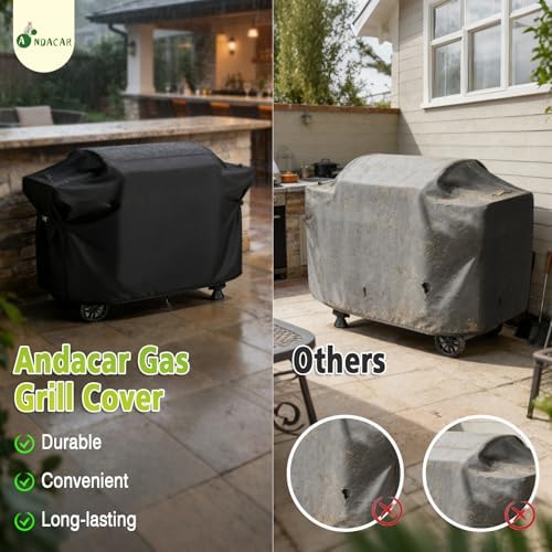 Grill Cover 56" for Royal Gourmet PD4001 4 Burner Propane Griddle - Image 6
