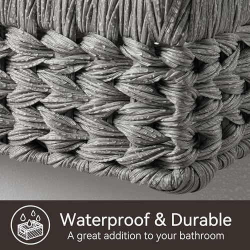 GRANNY SAYS Wicker Baskets for Organizing, Waterproof Pantry Baskets, 1Pack - Image 5