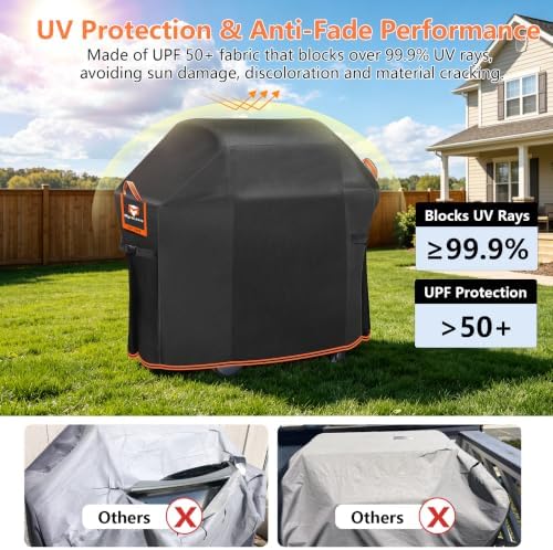 60" BBQ Grill Cover for Outdoor Grill 1000D Heavy Duty Waterproof - Image 5
