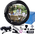 Fogland Pump Misting System: Outdoor Misting System 49ft Misting Cooling System with 16pcs 0.016" Orifice Thread Stainless Steel Misting Nozzle for Patio Garden Backyard by Fogland